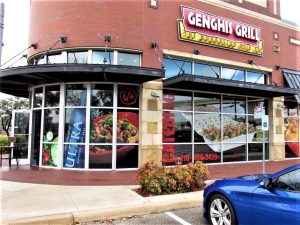 Storefront Signs custom storefront outdoor building restaurant window vinyl channel letters 300x225