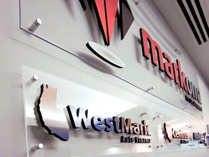 Acrylic Signs lobby dimensional indoor logo 300x225